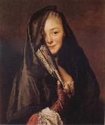 Alexander Roslin Woman with a Veil:Marie Suzanne Roslin Spain oil painting artist